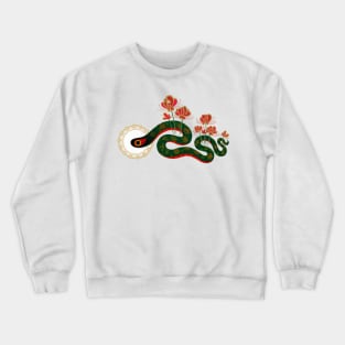 Snake and flowers 1 Crewneck Sweatshirt